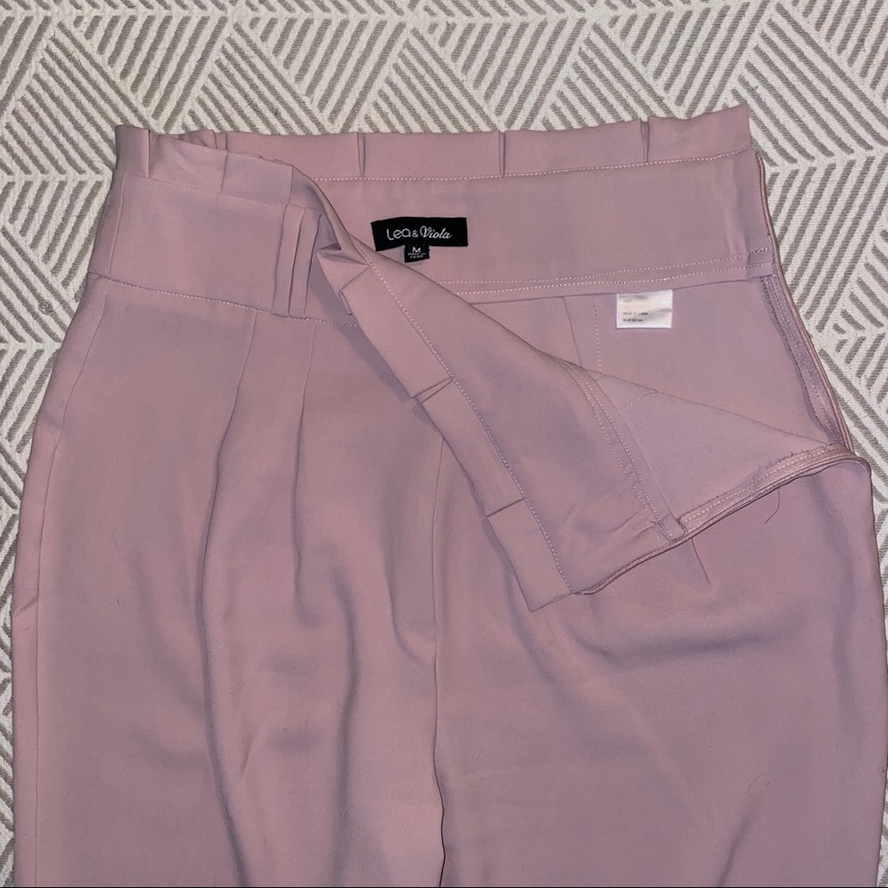 High Rise Paper Bag Slacks - Picture 3 of 4